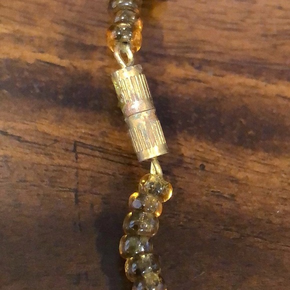 VINTAGE Graduated Millefiori Italian Hand Blown Glass Bead Necklace 22” - Picture 10 of 12